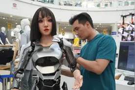 带你提前看展会 仿生人形机器人有多逼真？图片