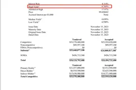 美国国债拍卖的“灾难”如何产生？图片