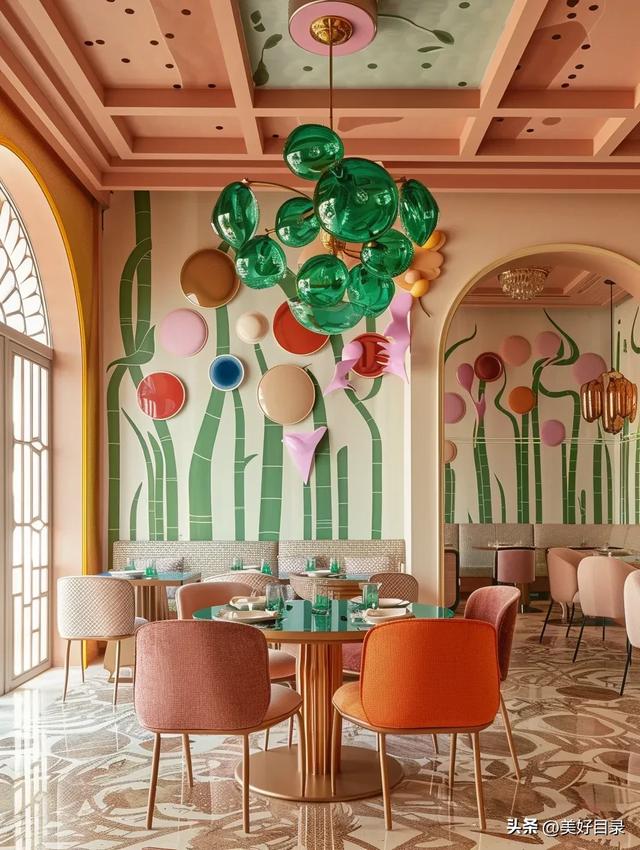 此间春日梦幻餐厅有着来自春天的明媚,春意盎然令人心花怒放!