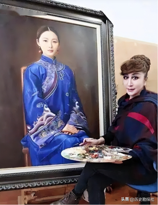 这就是陕西女首富周莹的样貌，并非演员扮演，货真价实的珍贵画像