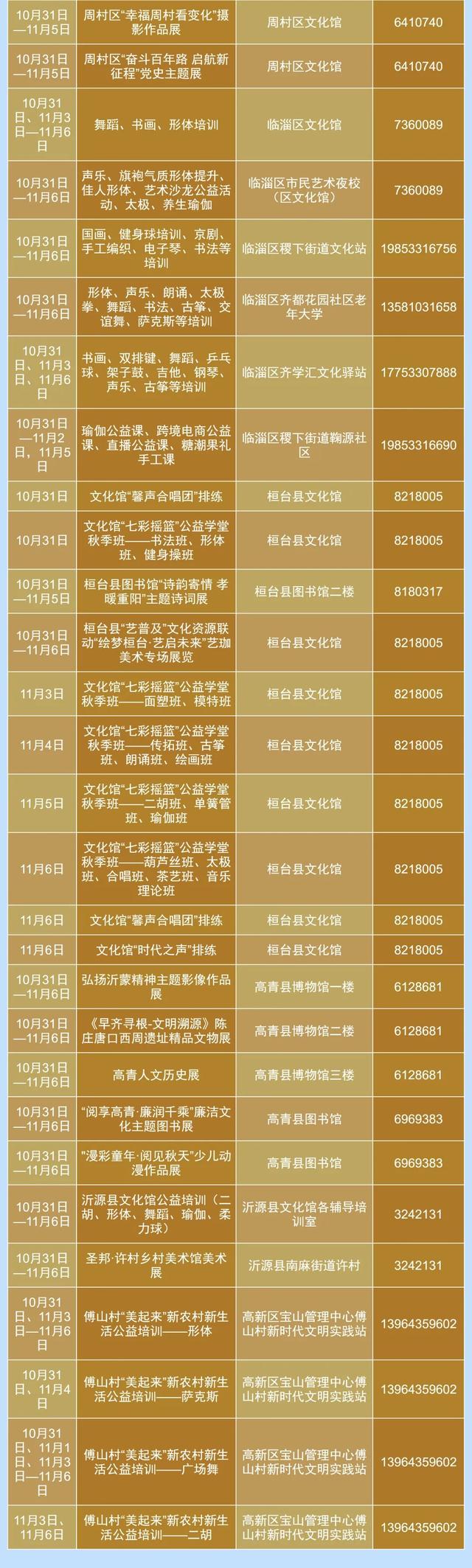 淄博一大波活动来袭！时间、地点→