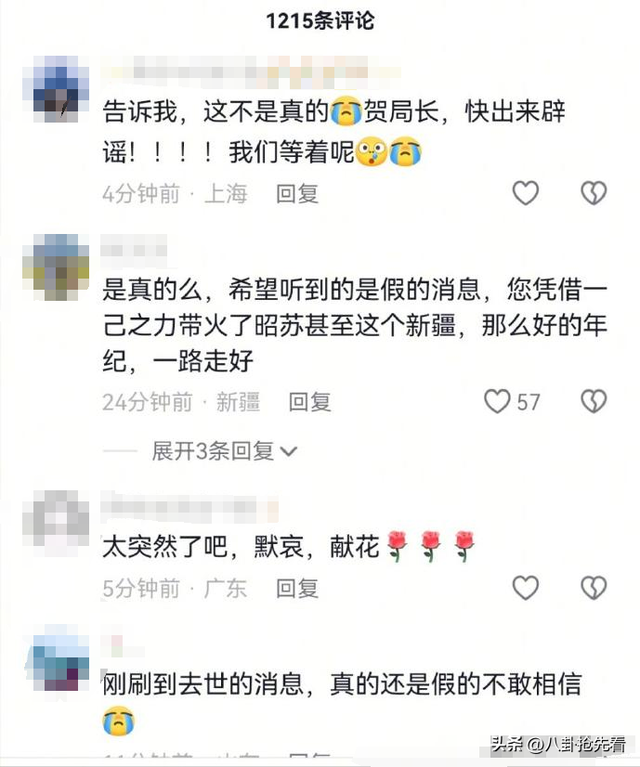 贺娇龙去世不到12小时，恶心的一幕发生，她生前行动太催泪