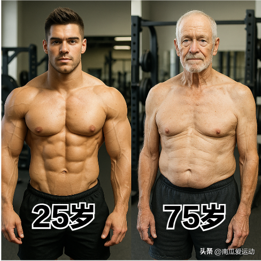 那些坚持锻炼的肌肉猛男，10年、20年后，老了身材会怎么样？