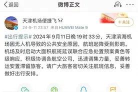 致天津机场大面积延误的无人机，为何能在禁飞区起飞？图片