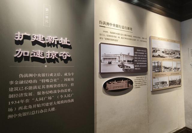 走进长春人民广场旁的伪满洲中央银行总行旧址看历史专题展