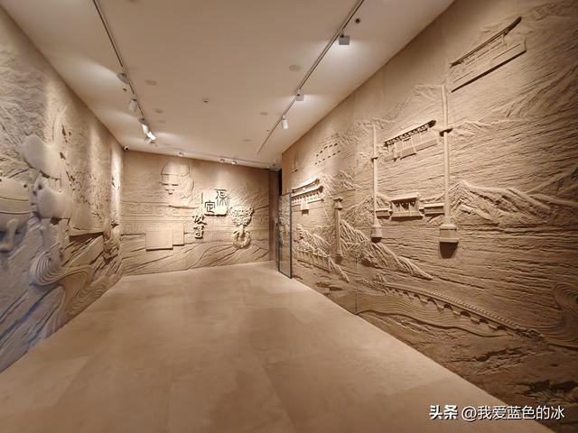 参观保定市博物馆，看到这个展厅，就觉得这个博物馆档次不够高