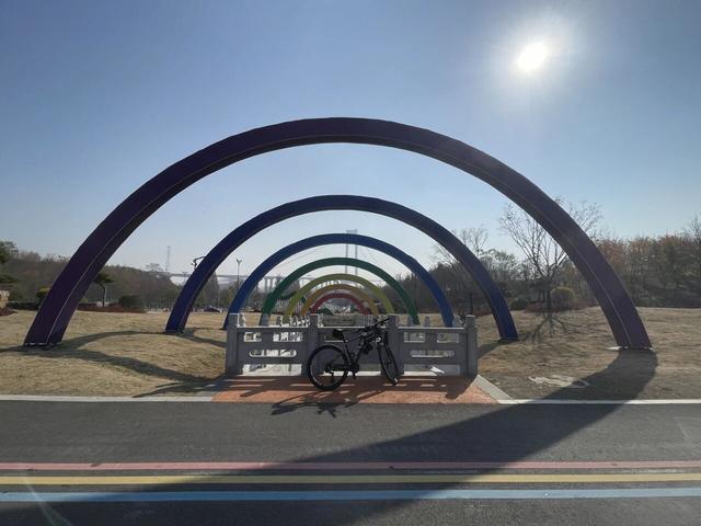 骑游仪征龙山森林公园、六合长江渔村