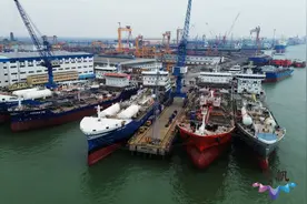 造船完工量创十年新高！扬州船舶海工产业加速“向海图强”图片