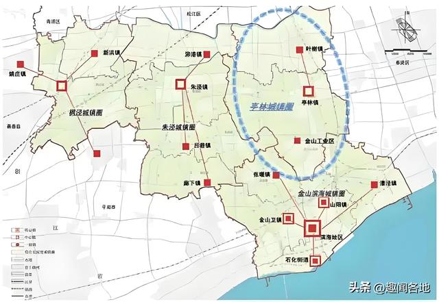 亭林镇，在金山属于潜力股，交通优势充分发掘下未来定是金山明珠