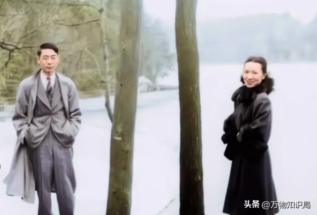 1960年，钱学森夫妇与郭永怀一家颐和园留影，两位夫人都才貌俱全