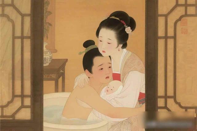 1462年，15岁的太子朱见深正在洗澡时，从小照顾他的乳娘进来加水