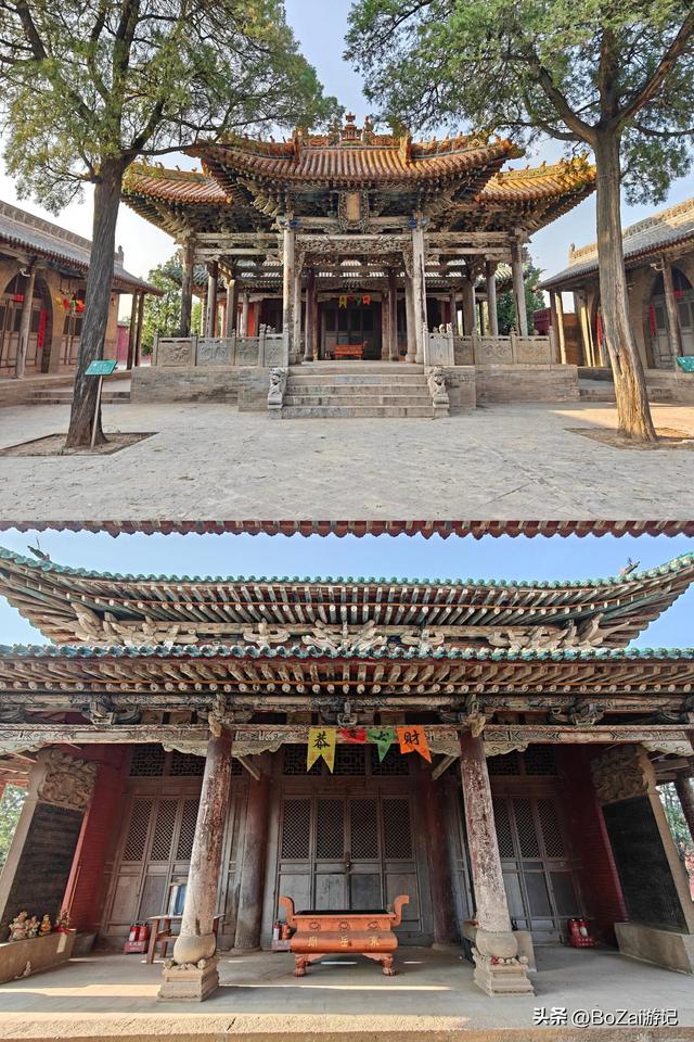 藏在乡野的国六，小靳东岳庙献殿，斗拱木雕极尽精巧