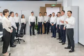 邹磊到大唐在雄安新区企业调研图片