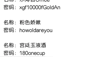 史上绝配的WiFi名字和密码过段保存了图片