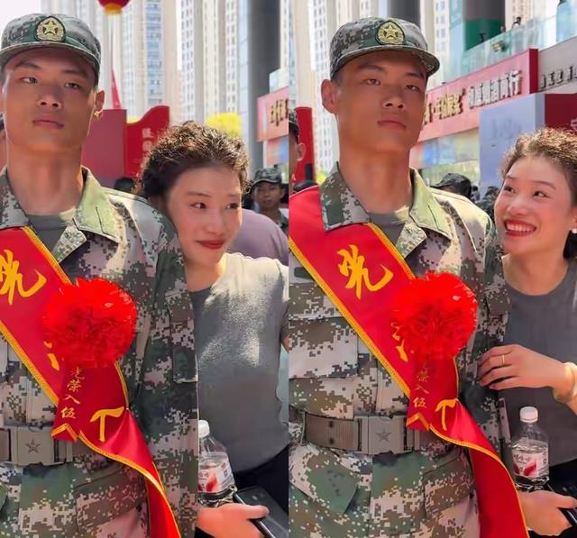 妈妈送儿子参军因年轻被认成姐姐！46岁长得像26岁美得不像话了！