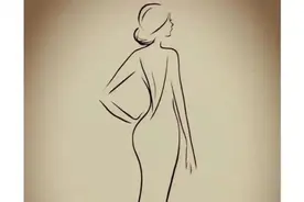 【震撼视觉】从简约到绝美，女性人体简笔画如何触动你灵魂深处？图片