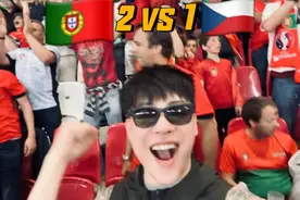 歌手胡彦斌现场看欧洲杯支持C罗：罗哥最后一届，太震撼了，看场球给了我很多创作灵感图片