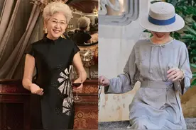 被“前外交官”傅莹惊艳到了！衣着得体、色不过三，美得优雅得体图片