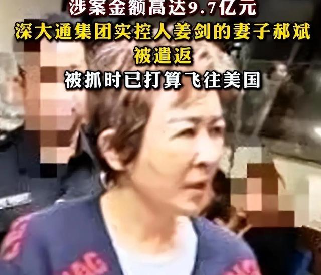 又揪出来一个巨贪，金额高达9.7亿，首富夫人郝斌跨境逃亡失败了