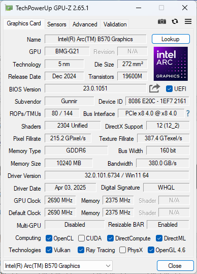 不到2000元的真·甜品2K游戏卡，蓝戟B570 Photon 10G OC显卡测评
