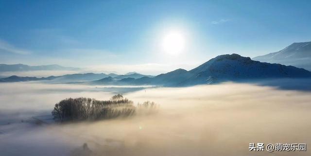 新疆雪山之巅俯瞰，云海翻滚如仙境	，当地人说出惊人秘密