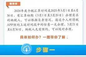 2024年综合所得个税汇算明起办理！手机App操作指南图片