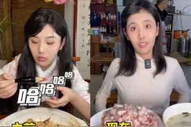 网友质疑猪猪七分饱面部轮廓大变，头顶脱发严重，粉丝：别吃了！图片