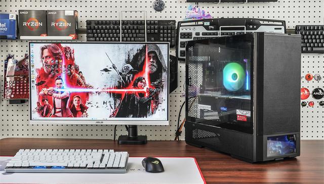 自带屏幕的主机—联力207D+9950X3D+ROG B850-F+索泰5070Ti装机