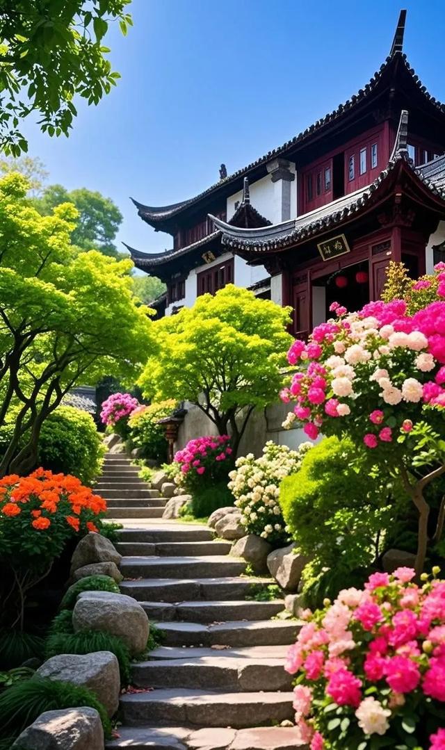 这里的风景美得动人心弦，建筑也有着独特的韵味