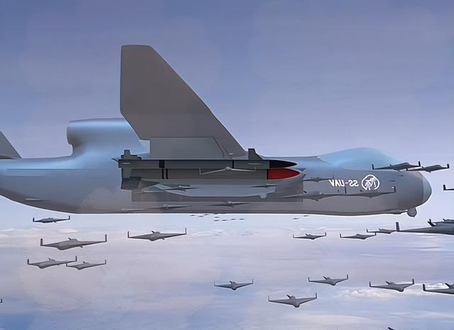 “九天”16吨空天航母首飞，可一次放飞百架无人机，美俄压力倍增