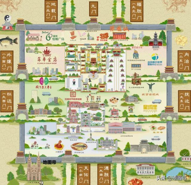 辽宁4座古城,形状各不相同?航拍图一目了然