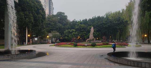 蓉城公园花儿紅