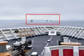美国家门口，大批中国军舰现身，美方瞒了整整4天，就憋出一句话图片