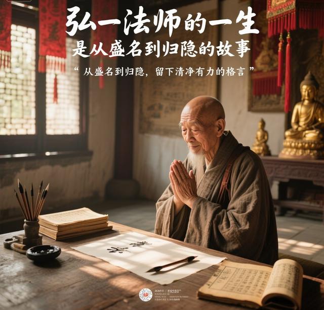 弘一法师：人生在世，如白驹过隙，忽然而已