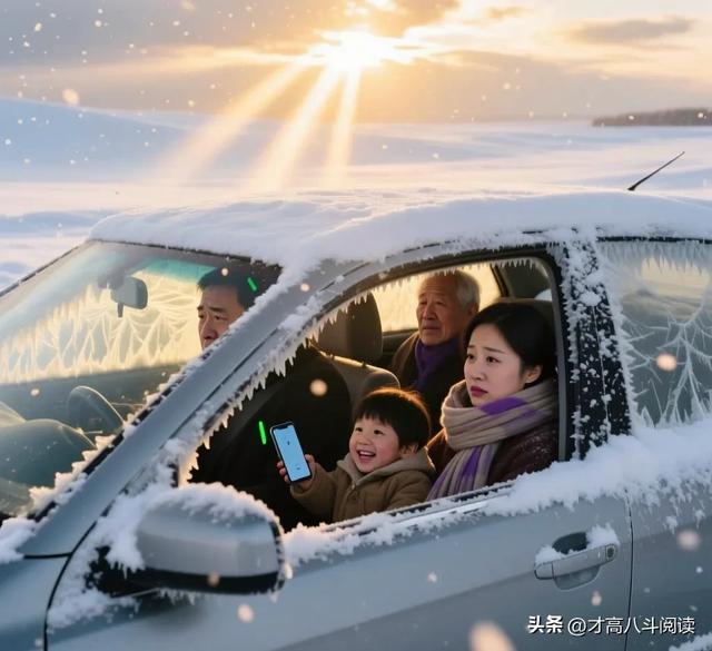 国庆暴雪封神路,百车被困,人心却暖了!