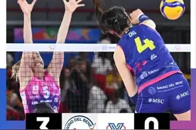 朱婷完胜艾格努！女排意甲半决赛斯坎迪奇主场3-0胜米兰占得先手图片