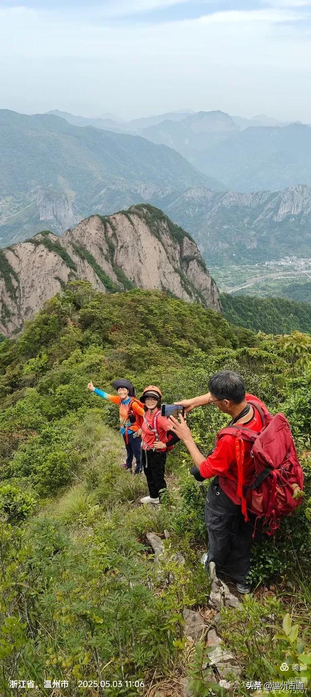 雁荡山百岗尖显胜门穿越,这条风光绝美的经典徒步线路你可去过