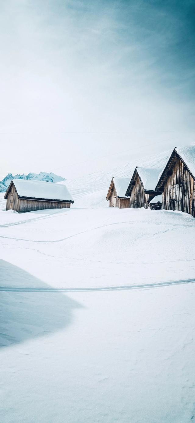 手机壁纸|冬日氛围感自然美景