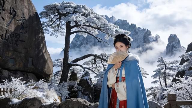 冰雪黄山绝景吟，雾凇奇观耀寰瀛！