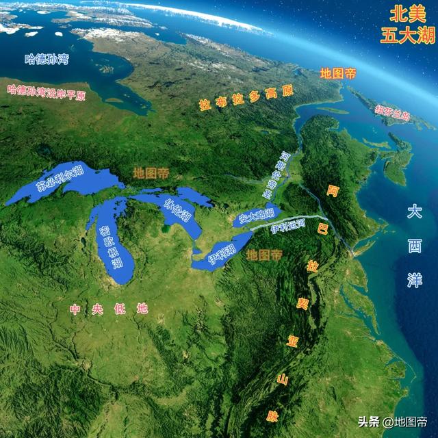 美国如何修一条运河,让五大湖取得出海口?