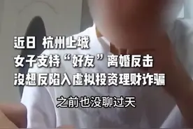 女子为支持网友离婚反击险被骗10万：对方称要做一番事业，顺便报复渣男前夫图片
