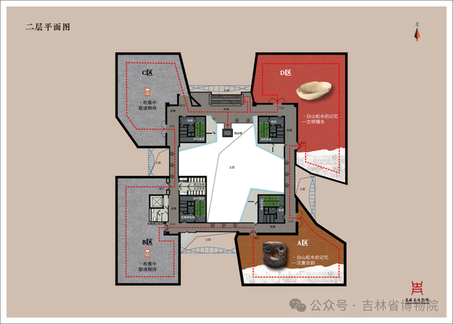 吉林省博物院展厅参观路线