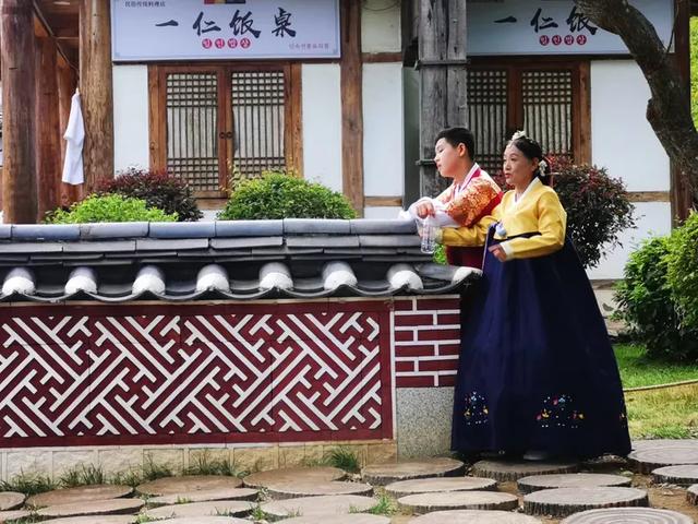 延吉市的中国朝鲜族民俗园