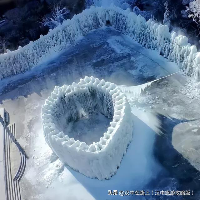 汉中巨型冰瀑奇观惊艳上线！