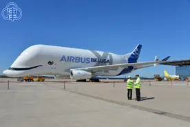 “大白鲸”飞抵天津 天津海关优质服务助力航空产业展翅腾飞图片