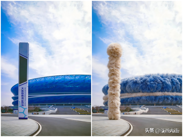 好冷！大连毛绒绒版地标已上线！