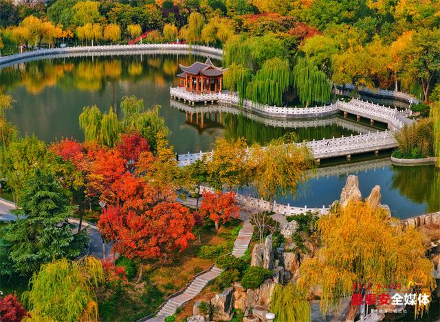 秋冬交替时 山与城斑斓共舞