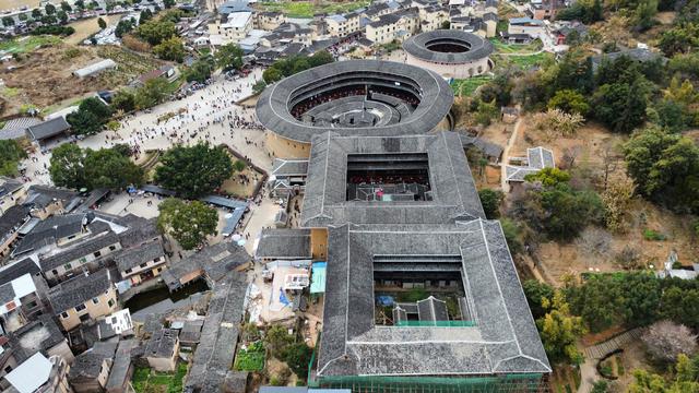 福建南靖土楼——田中赋、河坑土楼群