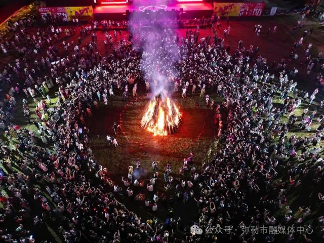 火把节，弥勒这里太火爆太嗨了！