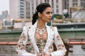 印度首富女儿又炫富！脖子手上都是大钻石，刺绣外套耗时2万小时图片